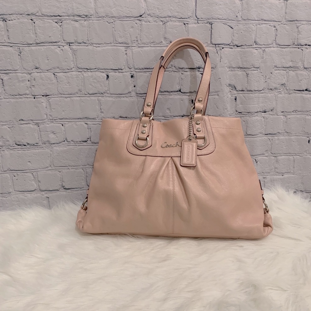 Pink coach purse